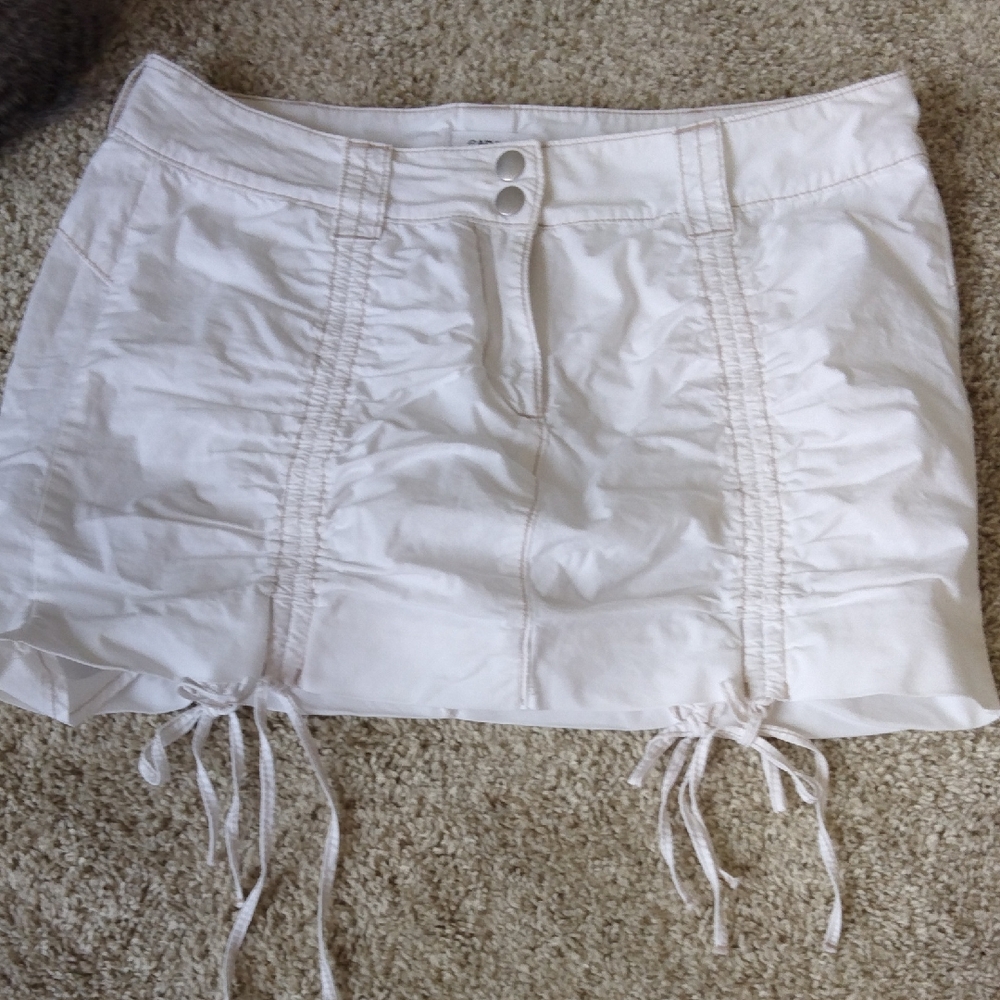 Garage White Skort